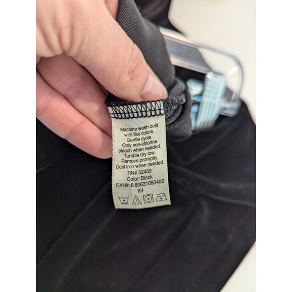 Velvet Wide Leg Cropped Pants Women's Size Small Black - Picture 4 of 7